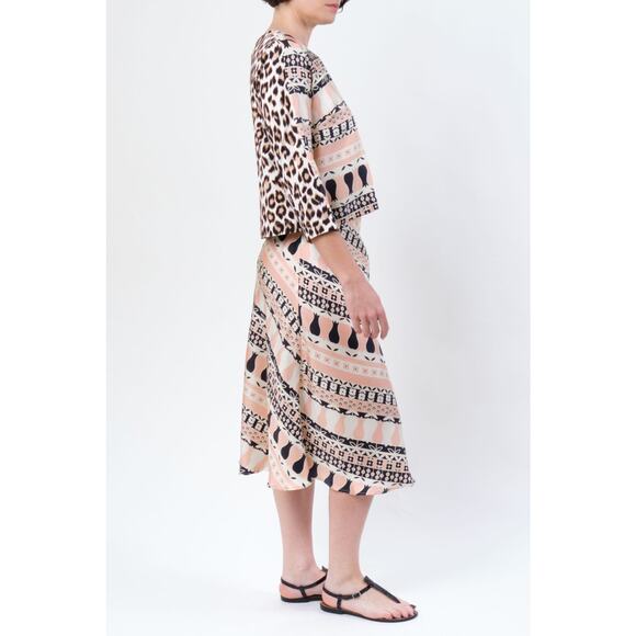 LA PRESTIC OUISTON Nola Skirt in Tulipe Rose 0 XS - Picture 4 of 6